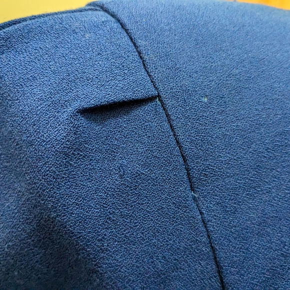 Beaded Blue Bolero Jacket Size 8 by A.J. Bari - Picture 11 of 16